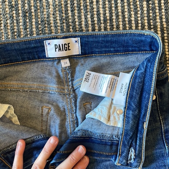 Paige Hoxton Ankle with stretch size 24 medium wash - Picture 3 of 4